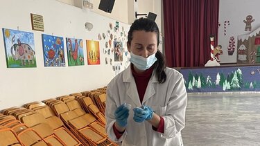 Εμβολιάστηκαν εργαζόμενοι και ωφελούμενοι του Κέντρου Κοινωνικής Πρόνοιας