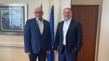 Συνάντηση Κουράκη με τον Πρύτανη του Πανεπιστημίου Κρήτης