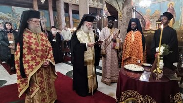 Επιμνημόσυνη δέηση του Πατριάρχη Αλεξανδρείας για τον μακαριστό Μητροπολίτη Περγάμου