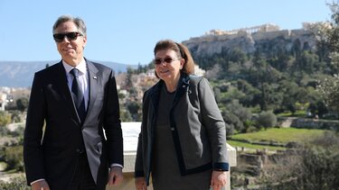 Στην Αρχαία Αγορά ξεναγήθηκε ο Α. Μπλίνκεν