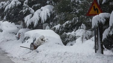 Ρεκόρ χιονοκάλυψης έφερε η "Μπάρμπαρα"