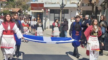 Με τις δέουσες τιμές ο εορτασμός της 25ης Μαρτίου στον Δήμο Μινώα Πεδιάδας