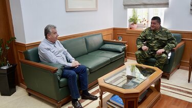 Με τον νέο διοικητή της ΣΕΑΠ συναντήθηκε ο Στ. Αρναουτάκης