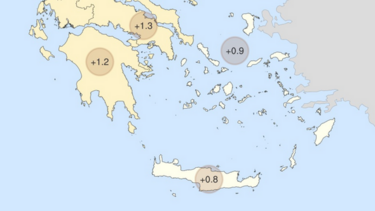 Σε πολύ υψηλά επίπεδα η θερμοκρασία τον φετινό χειμώνα 
