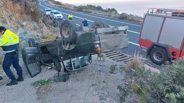 Τροχαίο στην Αγία Πελαγία κινητοποίησε τις αρχές