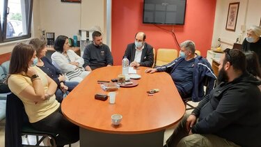 Επίσκεψη Επιτροπάκη στο Κέντρο Υγείας Χάρακα