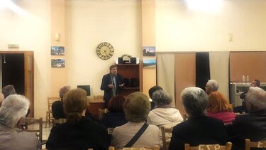 Επίσκεψη Α. Ξανθού στο Ρουσσοσπίτι Ρεθύμνου