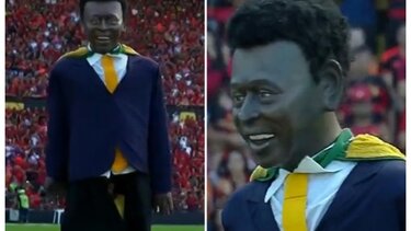 Γιγάντια κούκλα του Πελέ σκόρπισε... τον τρόμο, με αρνητικά σχόλια