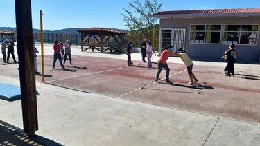 Το άθλημα της πάλης στο 2ο Δημοτικό σχολείο Κρουσώνα