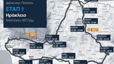 Λ. Αυγενάκης: "Πανέτοιμοι για την έναρξη του ΔΕΗ Ποδηλατικου Ποδηλατικού Γύρου και του 1ου Ετάπ στο Ηράκλειο"