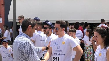 Λ. Αυγενάκης: Eδωσε την εκκίνηση στον Φιλανθρωπικό Αγώνα Δρόμου για τον αστυνομικό Γιώργο Σπετσωτάκη