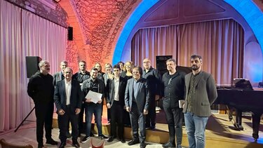 Θερμό χειροκρότημα στην εκδήλωση παρουσίασης των 6 προκριθέντων έργων του πανελλήνιου διαγωνισμού σύνθεσης για δυο πιάνα, «Θόδωρος Αντωνίου» στο Ρέθυμνο