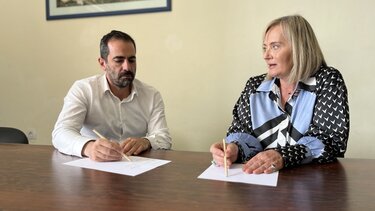 Συνάντηση Δουλουμπέκη με την Πρόεδρο του Εμπορικού Συλλόγου Ρεθύμνου