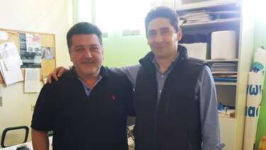 Προεκλογική δράση του Γ. Ξυλούρη