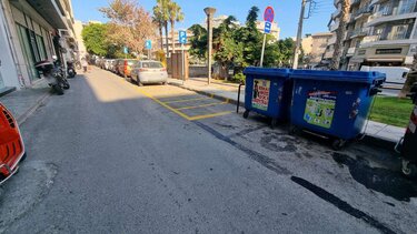 Οι κάδοι, η θέση ΑμεΑ και τα γρήγορα αντανακλαστικά του Δήμου Ηρακλείου