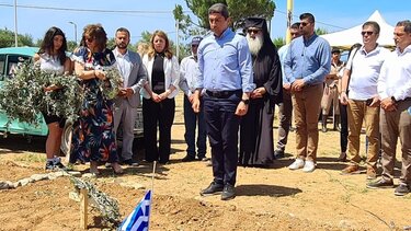 Ο Λ. Αυγενάκης στο Τυμπάκι για τις εκδηλώσεις για την 82η Επέτειο από τη Μάχη της Κρήτης