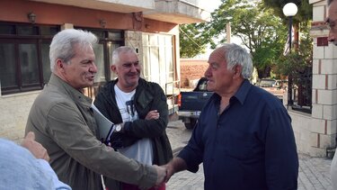 Αλέξης Καλοκαιρινός: Επίσκεψη σε Βασιλειές, Άγιο Βλάσση 