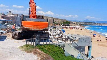 Κρήτη: Από την Γαύδο ξεκινά ο νέος γύρος κατεδαφίσεων αυθαιρέτων