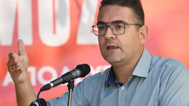 Συγκέντρωση του ΚΚΕ στο Ηράκλειο με Γιάννη Πρωτούλη