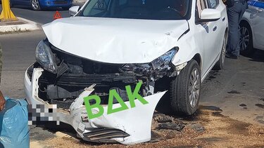 Σύγκρουση αυτοκινήτων στα Χανιά