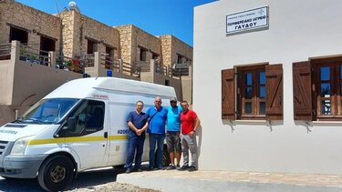 Παράδοση Ασθενοφόρου Οχήματος στη Νήσο Γαύδο