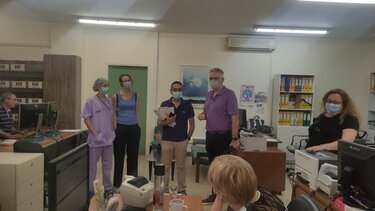 Περιοδεία στο ΠΑΓΝΗ από τη Λα.Σ. Ηρακλείου