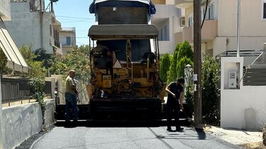 Δήμος Μαλεβιζίου: Συνεχίζονται οι ασφαλτοστρώσεις