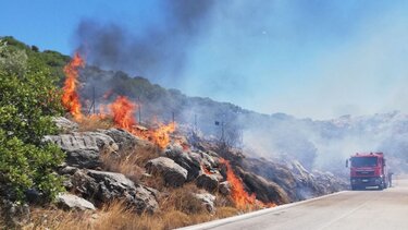 Συγχαρητήρια των πυροσβεστών στον Αντιδήμαρχο Πολιτικής Προστασίας Μαλεβιζίου