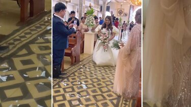 Γάμος μετά βαίων, κλάδων και ... πλημμύρας