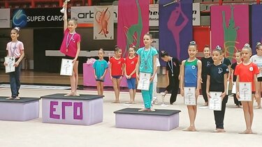 Στο 1ο Βαλκανικό Πρωτάθλημα Ρυθμικής Γυμναστικής η Μαρία Ξημεράκη