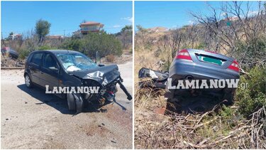 Φθιώτιδα: Σφοδρό τροχαίο με τρεις τραυματίες 