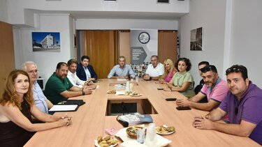 Με τη Διοίκηση της ΟΕΒΕΝΗ συναντήθηκε ο Μιχάλης Καραμαλάκης