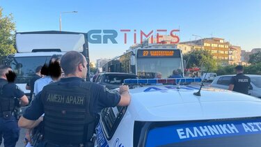 Κλεμμένο ΙΧ μπήκε στο αντίθετο ρεύμα και συγκρούστηκε με λεωφορείο