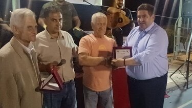 Ο Μιχάλης Καραμαλάκης στην εκδήλωση της Μινωικής 