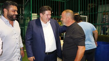 "Θερμή" υποδοχή για τον Μιχάλη Καραμαλάκη στην εκδήλωση του Π.Α.Ο Δειλινών