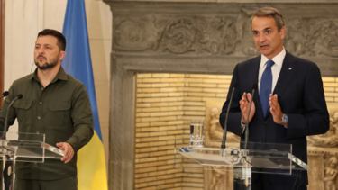 Μητσοτάκης: "Δεν θα ανεχτούμε ποτέ παραχάραξη συνόρων" -Το "ευχαριστώ" του Ζελένσκι