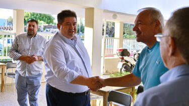 Συνάντηση Μ. Καραμαλάκη με τον Σύνδεσμο Λιμενεργατών Ηρακλείου
