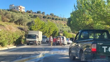 Τροχαίο έξω από τις Βούτες - Τραυματισμένος ένας ηλικιωμένος