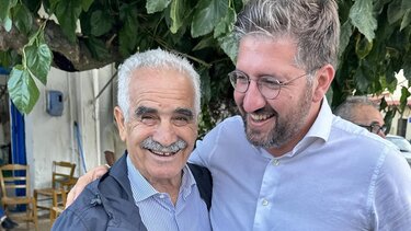 Θερμή υποδοχή στο Μενέλαο Μποκέα στο Αστυράκι