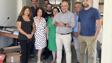 Συνάντηση στην Υπηρεσία Δόμησης του Δήμου Αγίου Νικολάου