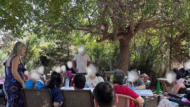 Η Γωγώ Μηλάκη κοντά στους γονείς παιδιών με αναπηρία