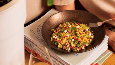 Κουσκούς με λαχανικά και φέτα