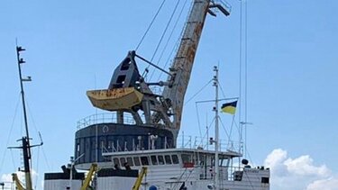 Ζημιές σε λιμενικές υποδομές και σιλό με σιτηρά από ρωσική επιδρομή στην περιοχή Ιζμαήλ της Οδησσού