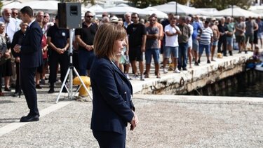 Στην Σκιάθο η Κατερίνα Σακελλαροπούλου