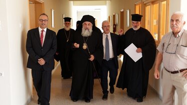 Αγιασμός στην Ανωτάτη Εκκλησιαστική Ακαδημία Κρήτης