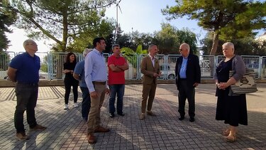 Τις εργασίες ενεργειακής αναβάθμισης στο Γυμνάσιο και το Λύκειο Αγίου Μύρωνα επιθεώρησε ο Δήμαρχος Ηρακλείου Βασίλης Λαμπρινός