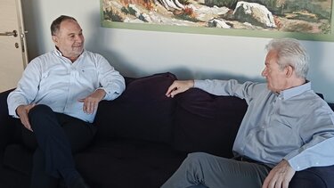 Συνάντηση του Προέδρου της ΠΕΔ Κρήτης με τον Αλέξη Καλοκαιρινό