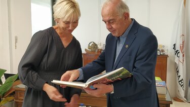 Με την Πρέσβη της Νορβηγίας στην Ελλάδα συναντήθηκε ο Δήμαρχος Ηρακλείου Βασίλης Λαμπρινός