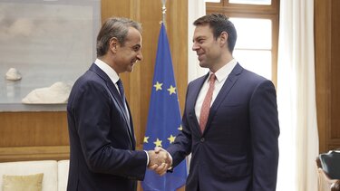 Τετ α τετ μίας ώρας είχαν Μητσοτάκης και Κασσελάκης