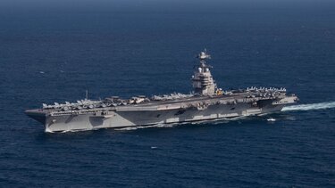 Στη Σούδα το αεροπλανοφόρο «USS Gerald Ford»